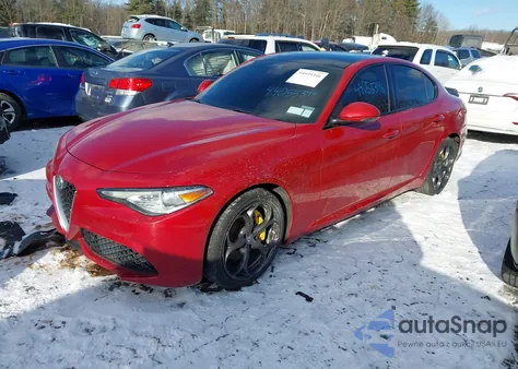 2018 Alfa Romeo Giulia Ti Sport Awd from USA, damaged, VIN ZARFAEEN3J7580237